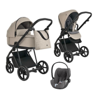Детская коляска 3 в 1 Roan Sol Sesame/Black/руч.Черный
