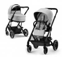Детская коляска 2 в 1 Cybex Balios S Lux Limited edition Lava Grey (Black Frame)