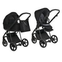 Детская коляска 2 в 1 Roan Sol Raven/Black/руч.Черный