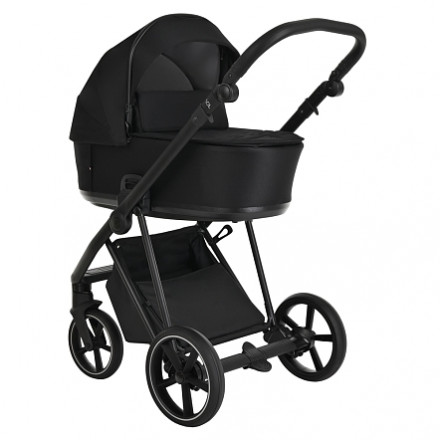 Детская коляска 2 в 1 Roan Sol Raven/Black/руч.Черный