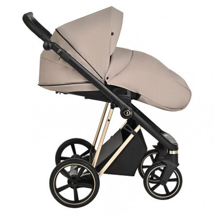 Детская коляска 2 в 1 Roan Sol Luxury Sesame/Gold/руч.Черный