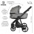 Детская коляска 2 в 1 Roan Sol Cloud Grey/Black/руч.Черный