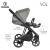 Детская коляска 2 в 1 Roan Sol Cloud Grey/Black/руч.Черный