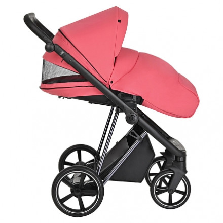 Детская коляска 2 в 1 Roan Sol Luxury Viva Magenta/Nikiel/руч.Черный