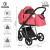 Детская коляска 2 в 1 Roan Sol Luxury Viva Magenta/Nikiel/руч.Черный