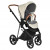Детская коляска 2 в 1 Roan Sol Lux Pearl Shell/Nikiel/руч.Коричневый