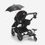 Детская коляска 2 в 1 Bugaboo Donkey 5 Mono Grey mélange/Black