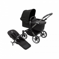 Детская коляска 2 в 1 Bugaboo Donkey 5 Mono Midnight black/Graphite