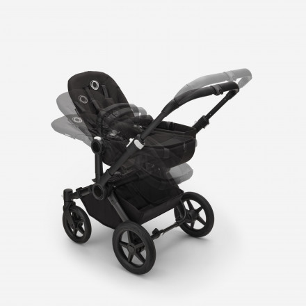 Детская коляска 2 в 1 Bugaboo Donkey 5 Mono Grey mélange/Black