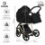 Детская коляска 2 в 1 Roan Sol Luxury True Black/Gold/руч.Черный