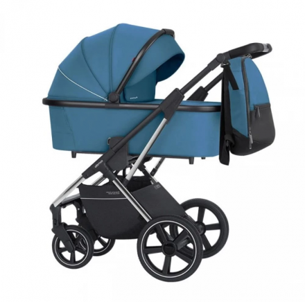 Детская коляска 2 в 1 Carrello Aurora Ocean Blue/Chrome