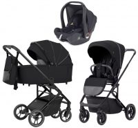Детская коляска 3 в 1 Carrello Alfa/W Midnight Black