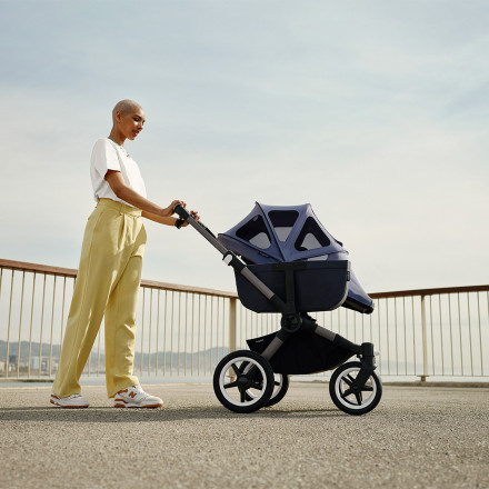 Детская коляска 2 в 1 Bugaboo Donkey 5 Mono Grey mélange/Black