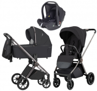 Детская коляска 3 в 1 Carrello Ultra/W Night Black