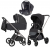Детская коляска 3 в 1 Carrello Ultra/W Night Black