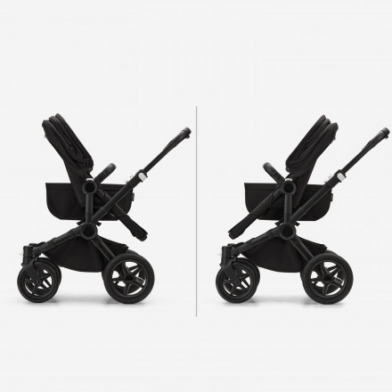 Детская коляска 2 в 1 Bugaboo Donkey 5 Mono Grey mélange/Black