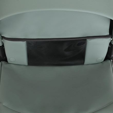 Детская коляска 2 в 1 Roan Sol Кожа Misti Mint/Grey/руч. Серый