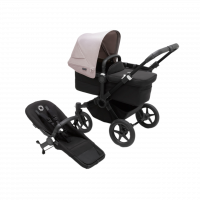 Детская коляска 2 в 1 Bugaboo Donkey 5 Mono Misty white/Midnight black/Black