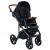 Детская коляска 2 в 1 Roan Bass Next Black/Black/ руч.Коричневый