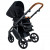 Детская коляска 2 в 1 Roan Bass Next Black/Black/ руч.Коричневый