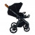 Детская коляска 2 в 1 Roan Bass Next Black/Black/ руч.Коричневый