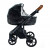 Детская коляска 2 в 1 Roan Bass Next Black/Black/ руч.Коричневый