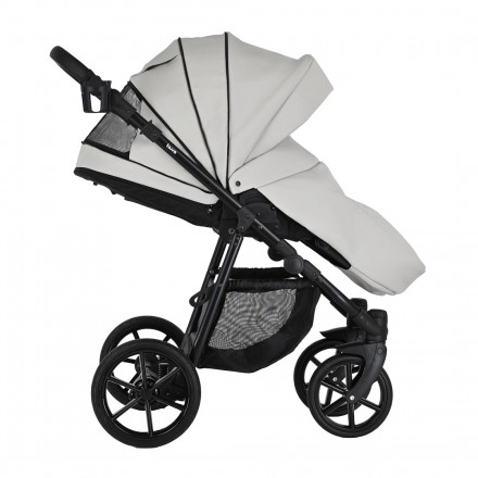 Детская коляска 2 в 1 Milu Kids Тоssа Кожа Light grey collection pituso