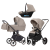 Детская коляска 3 в 1 Carrello Epica/G Almond Beige