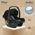 Детская коляска 3 в 1 Milu Kids Тоssа Dark grey collection pituso