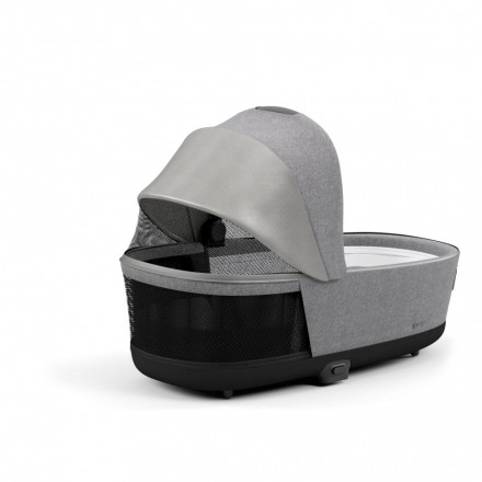Детская коляска 3 в 1 Cybex Priam IV Manhattan Grey Plus / Chrome Black