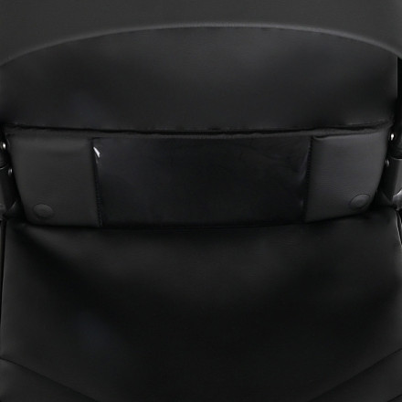 Детская коляска 4 в 1 Roan Sol Кожа Black /Black/руч.Черный