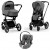Детская коляска 3 в 1 Cybex Priam IV Manhattan Grey Plus / Matt Black