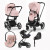 Детская коляска 5 в 1 Cybex Priam IV Peach Pink / Chrome Black
