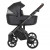 Детская коляска 2 в 1 Roan Bass Next Экокожа Black Pearl/Black/ руч.Тем.коричневый