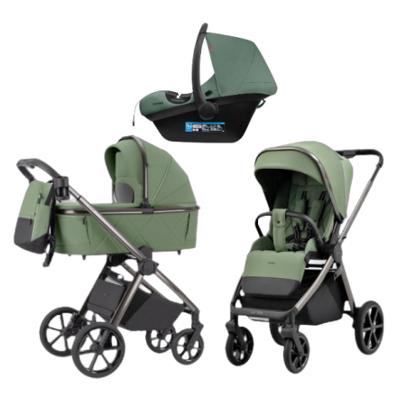Детская коляска 3 в 1 Carrello Omega Perfect Green