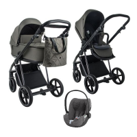 Детская коляска 3 в 1 Roan Sol Lux Taupe/Nikiel/руч.Черный