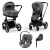Детская коляска 4 в 1 Cybex Priam IV Manhattan Grey Plus / Matt Black