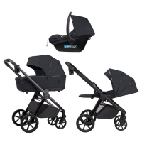 Детская коляска 3 в 1 Carrello Omega+ Cosmo Black
