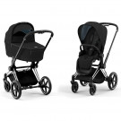 Детская коляска 2 в 1 Cybex Priam IV Sepia Black / Chrome Black