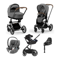 Детская коляска 5 в 1 Cybex Priam IV Manhattan Grey Plus / Chrome Brown