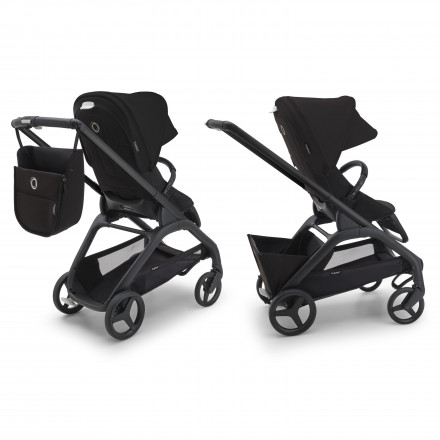 Детская коляска 2 в 1 Bugaboo Dragonfly Pink/Midnight black/Black chassis