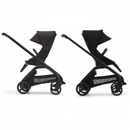 Детская коляска 2 в 1 Bugaboo Dragonfly Pink/Midnight black/Black chassis