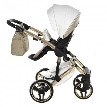 Детская коляска 2 в 1 Junama Hand Craft Glitter Gold