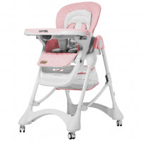 Стульчик для кормления Carrello Caramel Candy Pink
