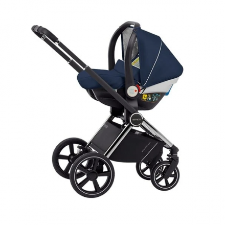 Детская коляска 3 в 1 Carrello Ultimo/P Arctic Blue/Black Chrome