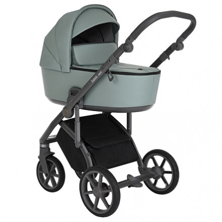 Детская коляска 2 в 1 Roan Bass Next Misti Mint/Grey Экокожа