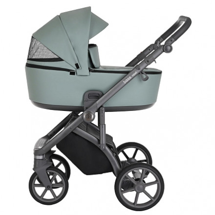 Детская коляска 2 в 1 Roan Bass Next Misti Mint/Grey Экокожа