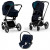 Детская коляска 3 в 1 Cybex Priam IV Midnight Blue Plus / Chrome Black