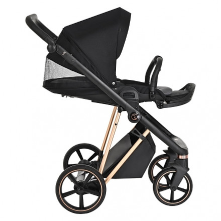 Детская коляска 4 в 1 Roan Sol Lux Raven/Rose Gold/руч.Черный
