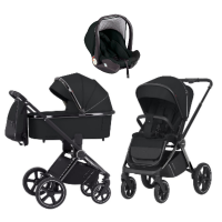 Детская коляска 3 в 1 Carrello Ultimo/P Sable Black/Black Chrome